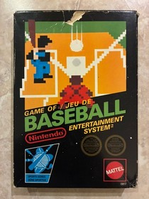 Baseball (Nintendo Entertainment System, 1985) NES CIB Complete in Box Vintage