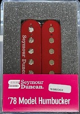 Seymour Duncan '78 Model Bridge Humbucker Standard Spaced - Red