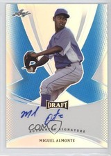 2013 Leaf Metal Draft Blue Prismatic 22/25 Miguel Almonte #BA-MA2 Auto fm0