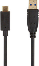 USB 3.0 Type-C to Type-A Cable - 32AWG, 3 Amps, Used for Laptops, Desktops, USB