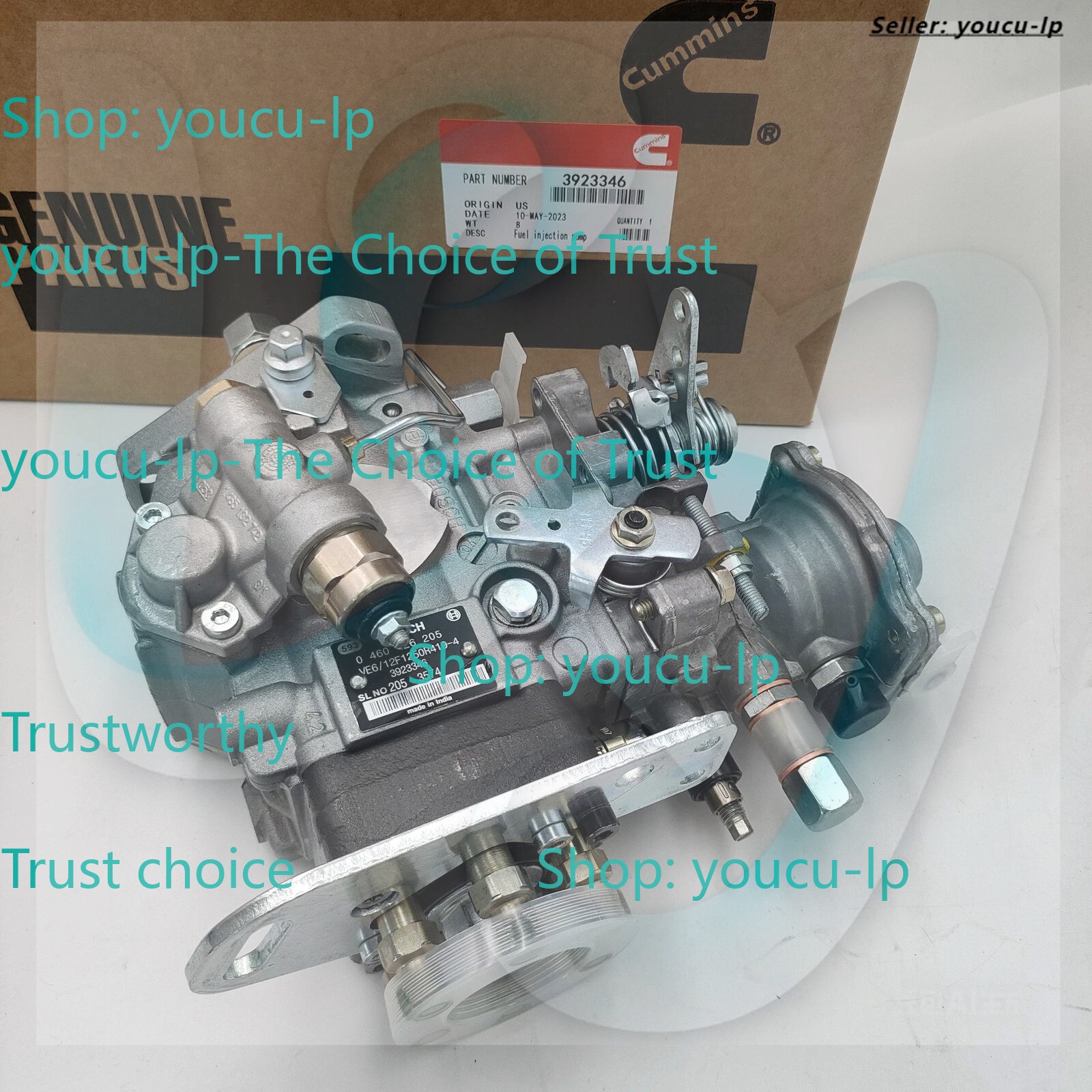VE Fuel Injection Pump 3923346 For 1990-93 Dodge 5.9L Cummins 12V 6BT 0460426205