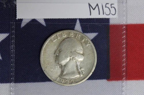 1932-S Silver Washington Quarter - Very Good Condition (M155)