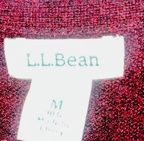 Suéter L. L. Bean Para Mujer Clásico Cuello Redondo Cachemira Mediano Usado en Excelente Condición Borgoña Usado en Excelente Condición a4 - Imagen 4 de 8