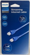 Philips Elite Cat6 Streaming 14ft Ethernet Cable - Blue
