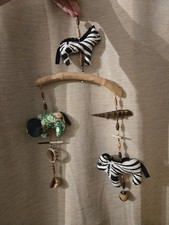 Baby Mobile Holz, Einschlafhilfe, Deko, Zootiere