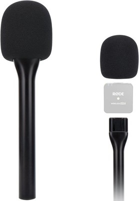 Rode Handheld Wireless Mic Stand with Pop Filter, Holder for Wireless Go 2/Pr...