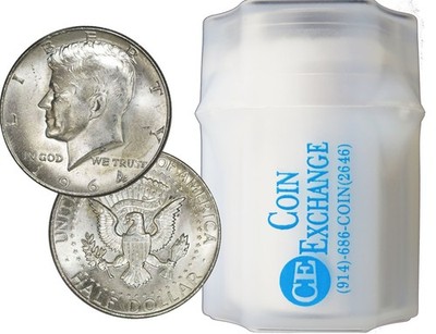 FULL DATES Roll Of 20 $10 Face Value 90% Silver 1964 Kennedy Half