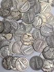 50 Coin Roll of 90% Silver Mercury Dimes ($5 Face Value) SKU08