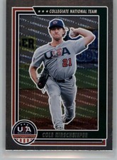 2022 Panini Stars and Stripes USA Baseball Longevity Hobby/Holo Gold Pick List
