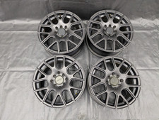 Vision 426 Cross Gunmetal 15x6.5 Wheels 4x100 38mm Rims Set Of 4 15 4x100 4x114 Vision 426 Cross Gunmetal 15x6.5 Wheels 4x100 38mm Rims Set Of 4 15 4x100 4x114