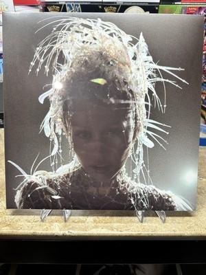 MILEY CYRUS Something Beautiful SIGNED Exclusive Vinyl Sea Blue