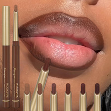 Matte 6-colors Lip Liner Pencil Bevel Design Nib Lip Contour Lipstick Nude