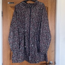 Debenhams -The Collection, pack-away Ladies Rain Jacket with hood UK14 