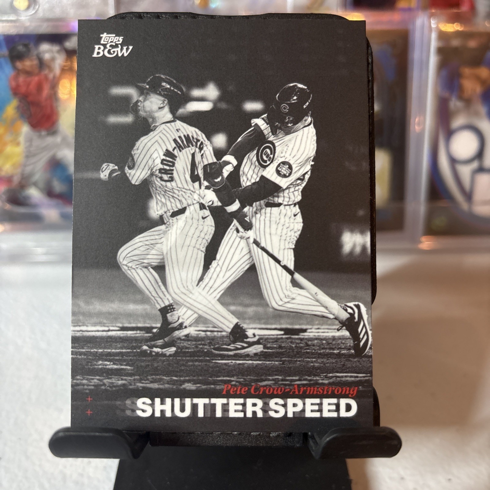 2025 Topps Black & White #SS2 Pete Crow-Armstrong Shutter Speed