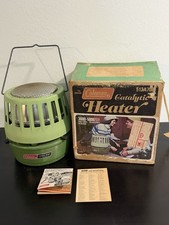 Vintage Coleman 513A708 Catalytic Heater 3000-5000 BTU W/ Original Box NICE 1976