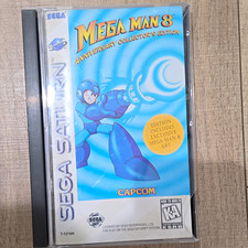 Mega Man 8 Anniversary Collector's Edition (Sega Saturn) - CASE AND ARTWORK ONLY