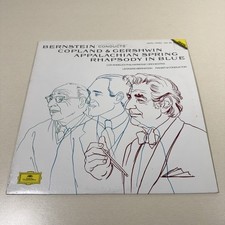Bernstein Conducts Copland & Gershwin Appalachian Spring Rhapsody in Blue LP