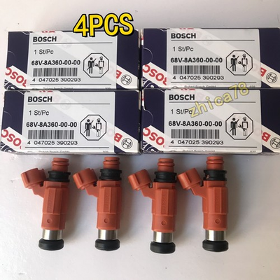 #ad NEW 4X Yamaha Bosch Fuel Injectors 115 HP Outboard 68V 8A360 00 00 CDH210 $68.50