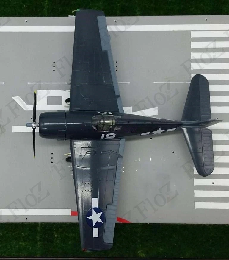 WWII US F6F for Hellcat VF-6 USS intrepid 1944 1/72 finished for Easy model - Image 3 of 3