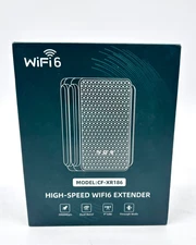 High Speed 3000 MBPsDual Band WiFi6 Extender Model CF-XR186 - White