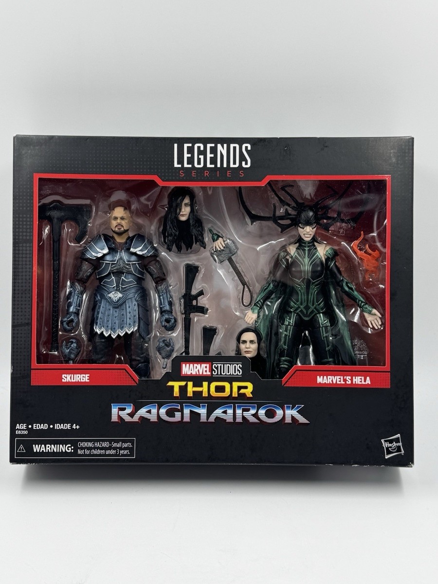 Marvel Legends Skurge and Hela Figures Thor Ragnarok Two Pack New