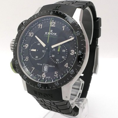 EDOX Chronolary 10305 Datum Chronograph Quarz Herrenuhr