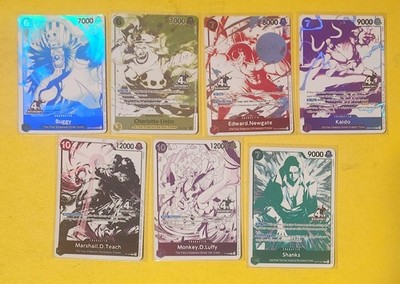 OP-17 4th Anniversary Treasure Campaign Dash Pack English Full Set (7)