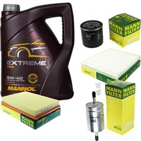 Mann Inspektionspaket Filterset 5L Mannol Extreme 5W-40 FüR Opel Meriva
