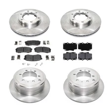 Front Rear Brake Rotors Brake Pads Set for 93-97 Toyota Land Cruiser Lexus LX450