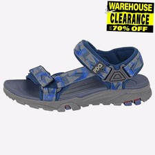 PDQ Renegade Mens Outdoor Walking Adventure Hiking Sandals Navy