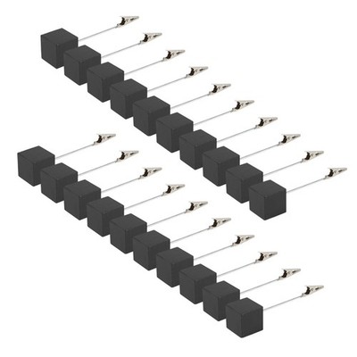 20 Stück Tür mit Würfelfuß mit Krokodilclip Tischnummernhalter3082