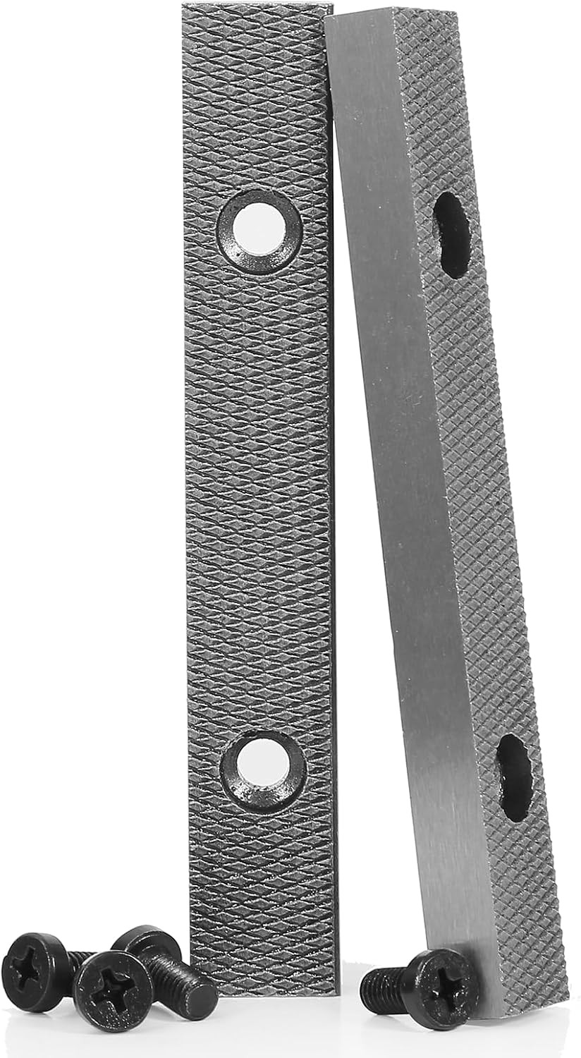 5 Inch Replacement Steel Jaw Plates and Screws | for DT08125A