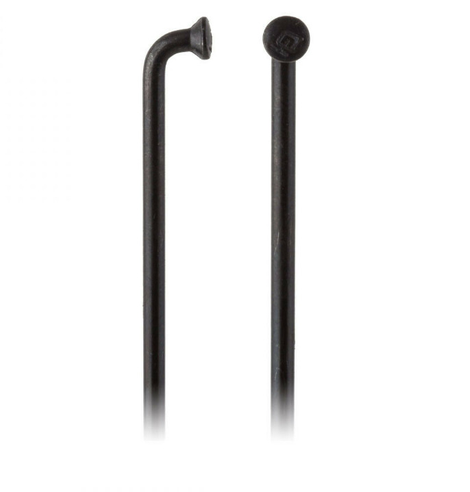 велосипедные спицы J-образного изгиба из черной нержавеющей стали весом 12 г - 238 мм, прочные и легкие