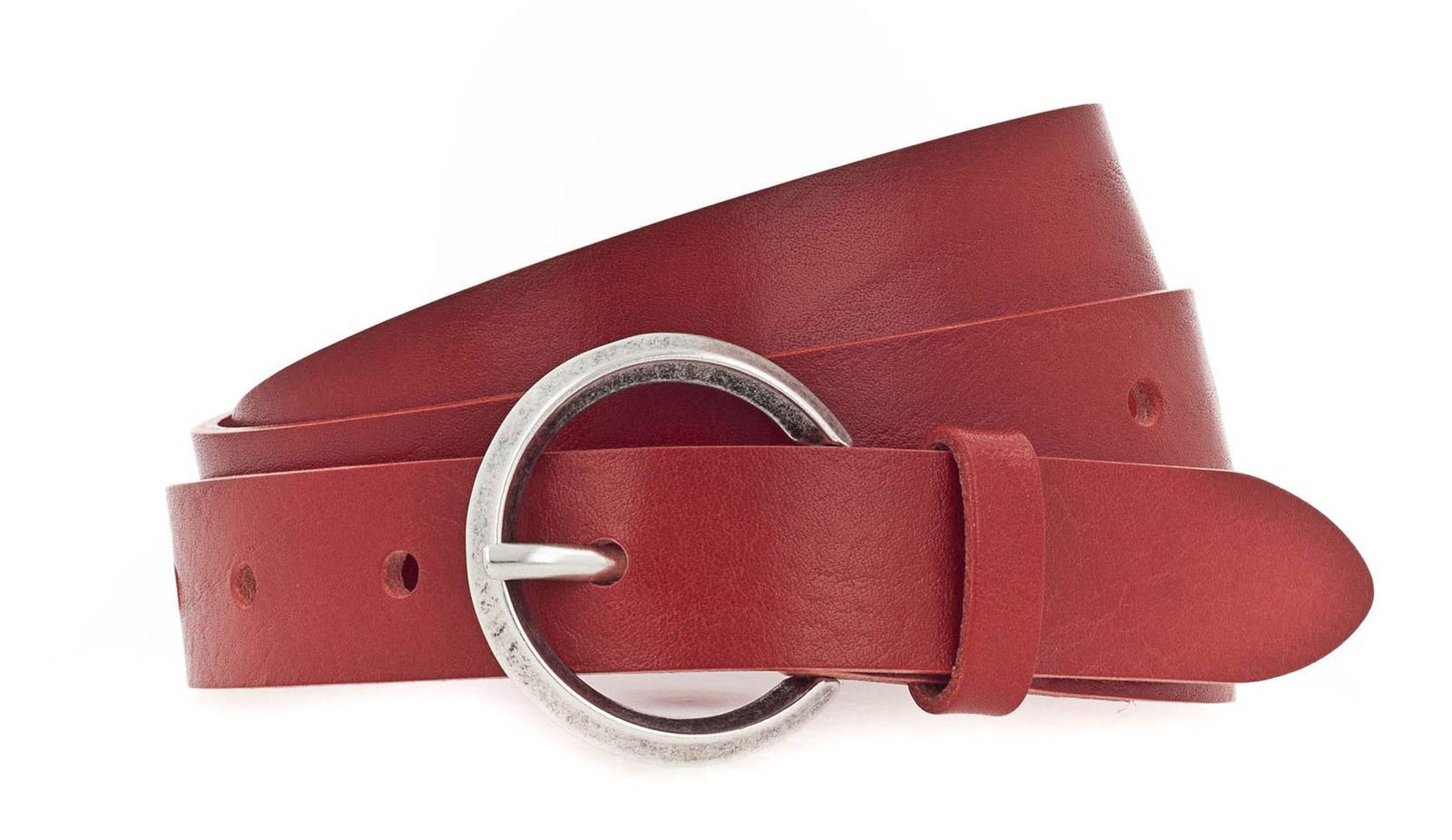 Vanzetti belt 25mm Leather Belt W65 Red