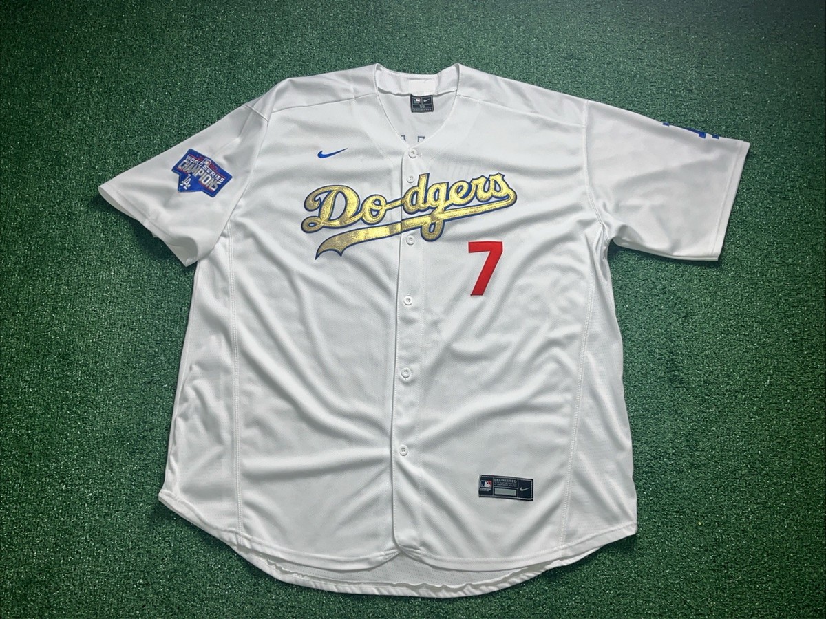 Julio Urias Los Angeles Dodgers 2020 World Series Limited Gold