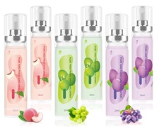 6PCS Oral Breath Spray, 3 Flavors Fruit Mouth Spray Freshener Oral... 