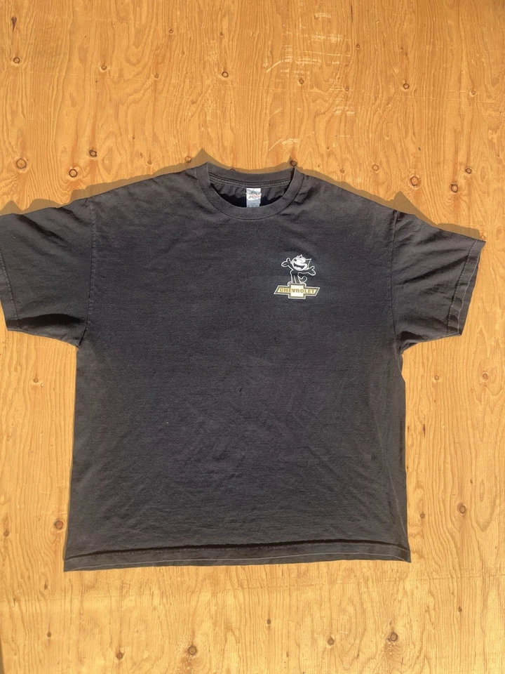 Camiseta Chevrolet Felix the Cat años 90 vintage Boulevard Streetgear auto promoción Foto 2 de 4