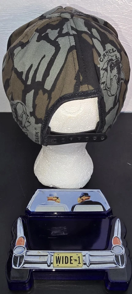 Joe Camel Lote Trebark Camuflaje Sombrero Gorra Snapback/Cenicero Cigarrillos Hecho en EE. UU. Foto 2 de 4