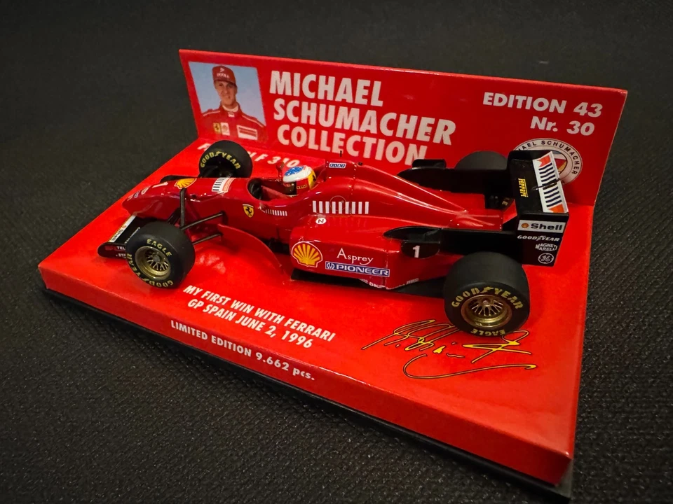Minichamps 1:43 No 26 F1 Ferrari F310 Low Nose 1996 Michael Schumacher - Image 4 of 4