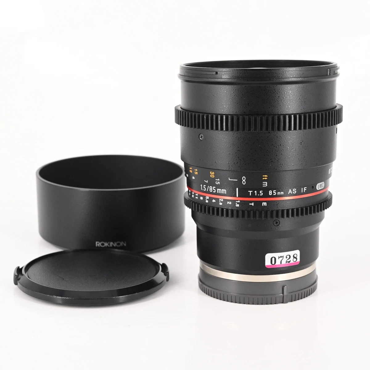 シネレンズ Rokinon 85mm T1.5 中古 Amazon.com : Rokinon 85mm T1.5 High Speed Full Frame Cine DSX Lens