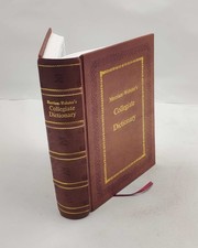 Merriam-Webster's Collegiate Dictionary PREMIUM LEATHER BOUND 