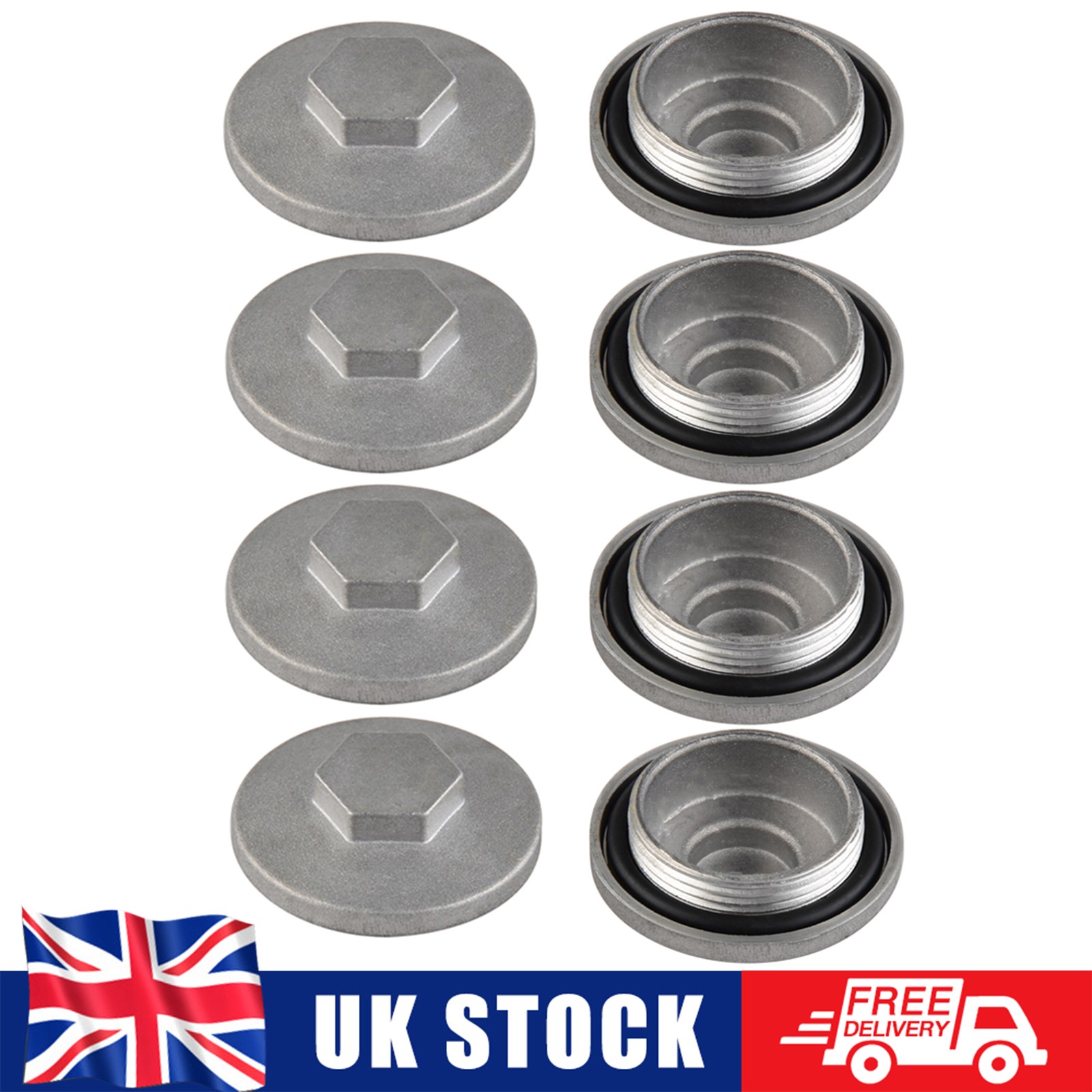 8x Valve Tappet Cover Cap For Honda TRX 70 90 125 250 400 X EX FA FGA TM TE EX