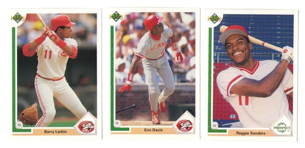 1991 UPPER Deck (1-700) - CINCINNATI REDS Team Set