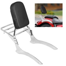 Backrest Sissy Bar Chrome Luggage Rack For Yamaha Vstar XVS 1100 Classic 1999-11