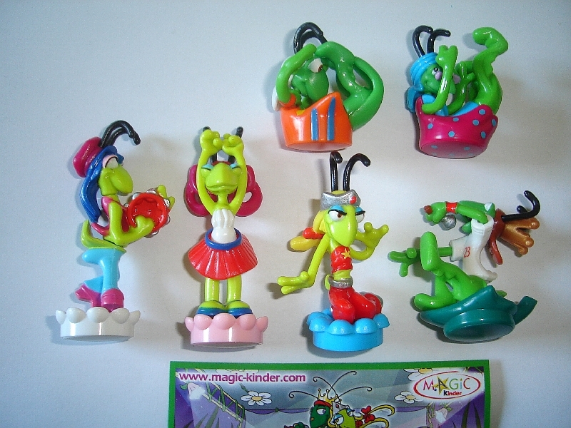 KINDER SURPRISE SET - POPSTAR GRILLYS CRICKETS 2006 - FIGURES