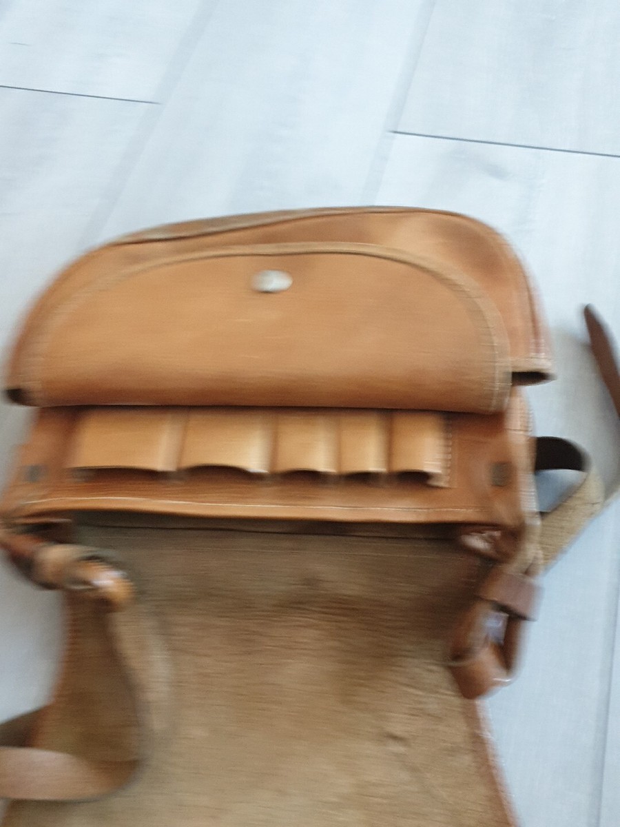 VINTAGE LEATHER BUS CONDUCTORS CASH BAG Satchel Made In India | eBay