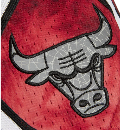 Pantaloncini Mitchell & Ness Red NBA Chicago Bulls 97-98 Galaxy Swingman - S M XL 2XL - Foto 2 di 4