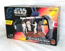Star Wars Detention Block Rescue Power Of The Force PlaySet Kenner 1996 New