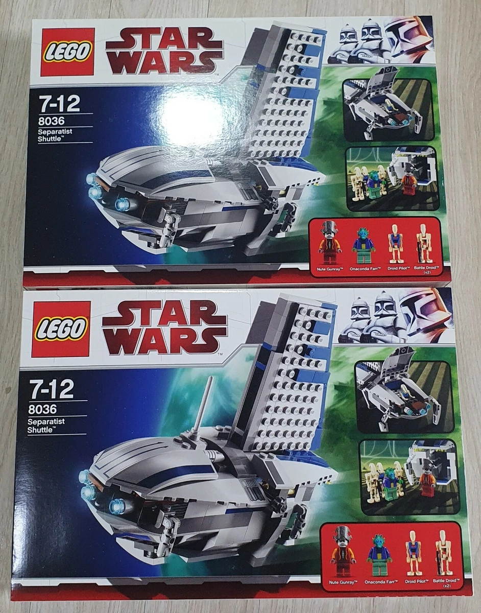 Lego 8036 Star Wars Separatist Shuttle Retired 2 Sets New Sealed The Best Price