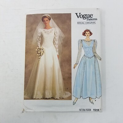 strapless open back dress Butterick 4500, Misses Wedding Dresses, Veils, UNCUT sewing pattern, –  Stylesewwear.boutique main image 1